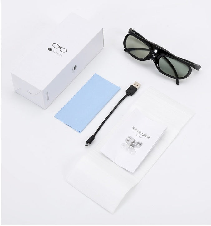 DLP active shutter 3D glasses for home projectors