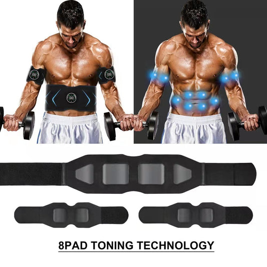 Touch Screen EMS Abdominal Muscle Stick Massage Belt
