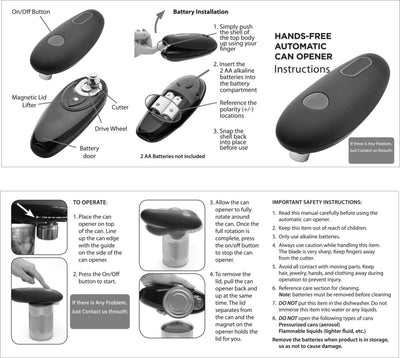 Electric Can Opener And Opening Opener Tool Gadgets