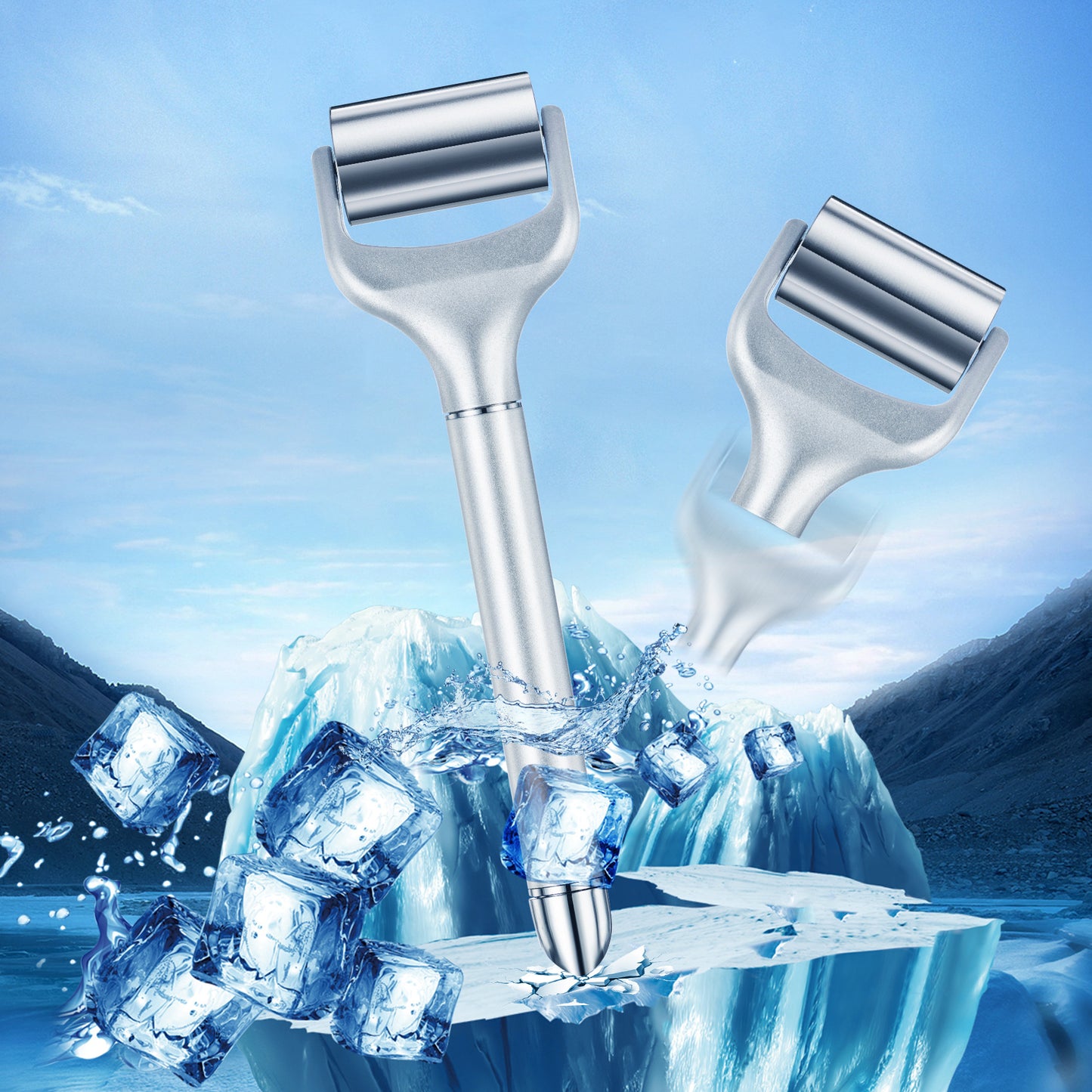 Roller Ice Applicator For Home Facial Beauty