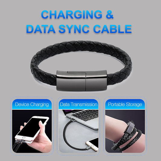 New Bracelet Charger USB Charging Cable Data Charging Cord