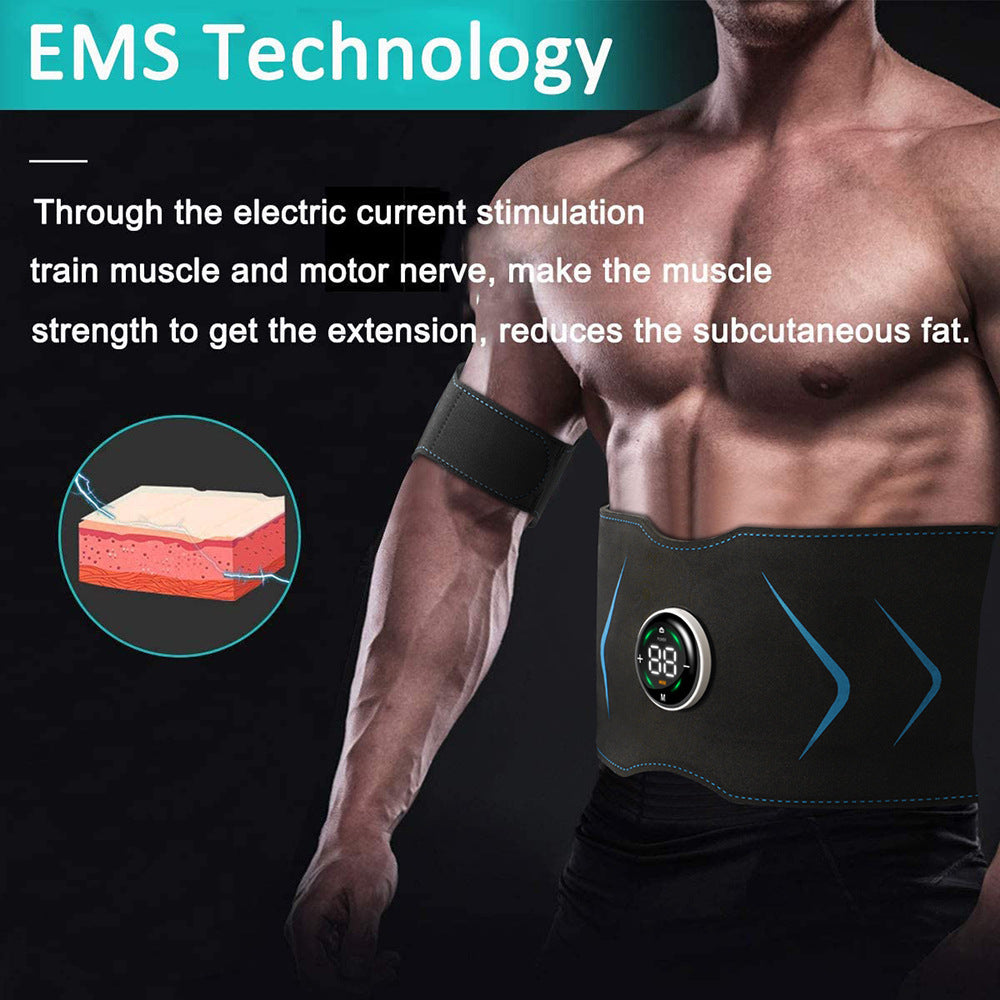 Touch Screen EMS Abdominal Muscle Stick Massage Belt